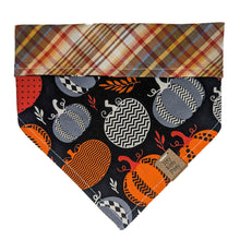 Load image into Gallery viewer, Abstract Pumpkin Pet Bandana