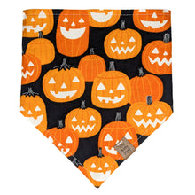 Load image into Gallery viewer, Jack-o-lantern Pet Bandana