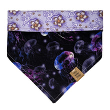 Load image into Gallery viewer, Purple Jellyfish Pet Bandana