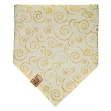 Load image into Gallery viewer, Golden Dragonfly Pet Bandana