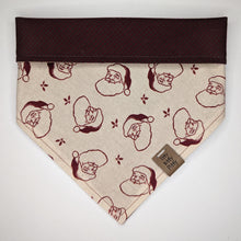 Load image into Gallery viewer, Santa Head Pet Bandana