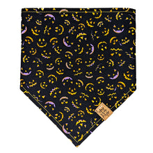 Load image into Gallery viewer, Jack-o-lantern Faces Pet Bandana