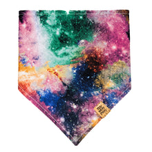 Load image into Gallery viewer, Colorful Galaxy Pet Bandana