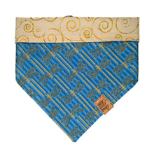 Load image into Gallery viewer, Golden Dragonfly Pet Bandana