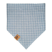 Load image into Gallery viewer, Small Blue Flower Pet Bandana