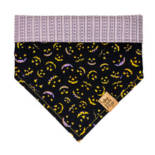 Load image into Gallery viewer, Jack-o-lantern Faces Pet Bandana