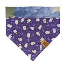 Load image into Gallery viewer, Little Purple Ghosts Pet Bandana
