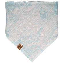 Load image into Gallery viewer, Blue Paw Print Pet Bandana