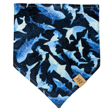 Load image into Gallery viewer, Geometric Sharks Pet Bandana