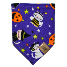 Load image into Gallery viewer, Halloween Cats Pet Bandana