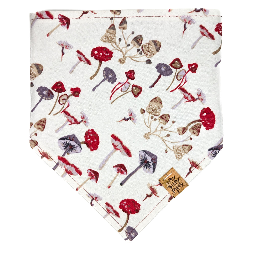 Red Mushrooms Pet Bandana