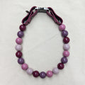 Mulberry Wine Beaded Pet Collar