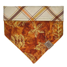 Load image into Gallery viewer, Golden Leaves Pet Bandana
