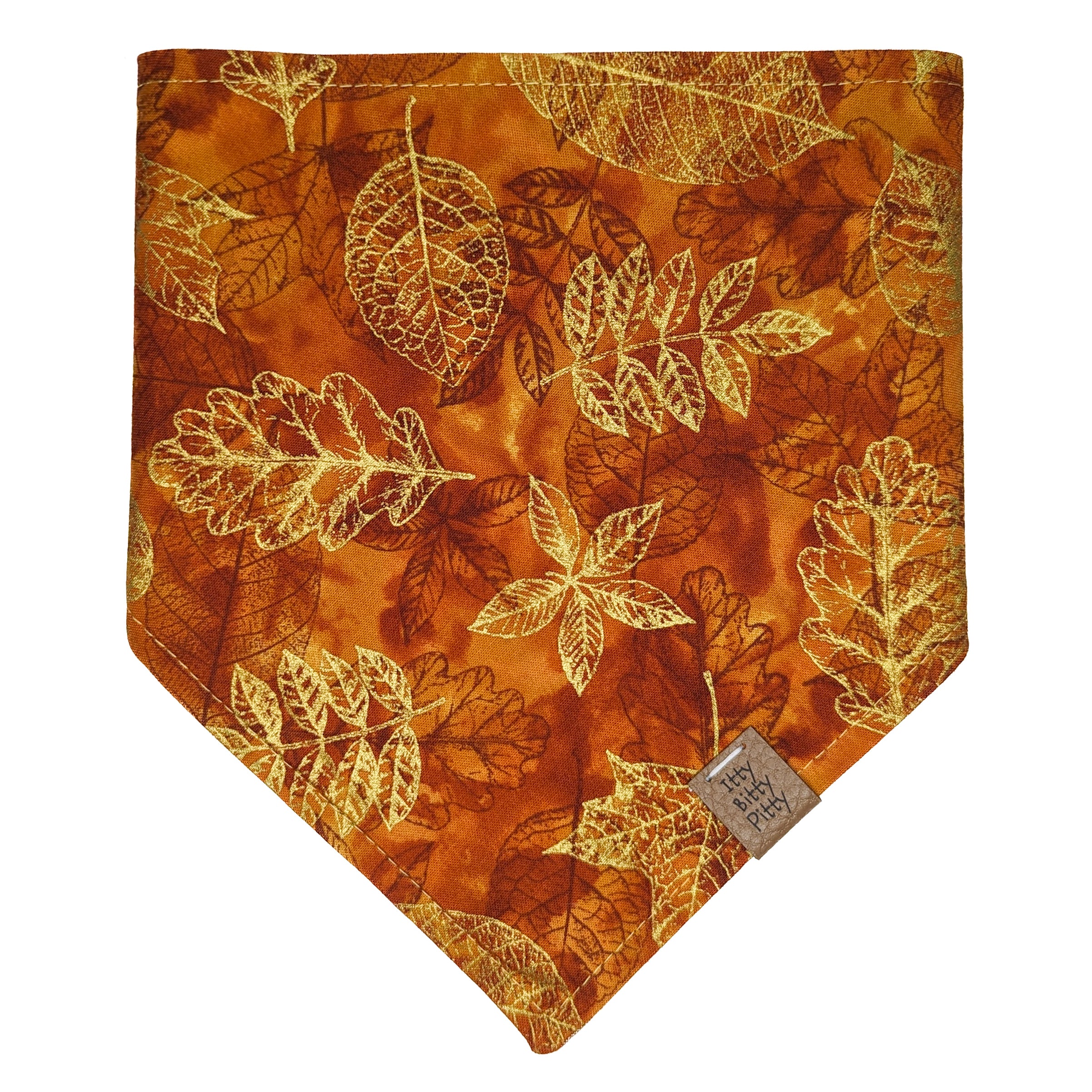 Golden Leaves Pet Bandana