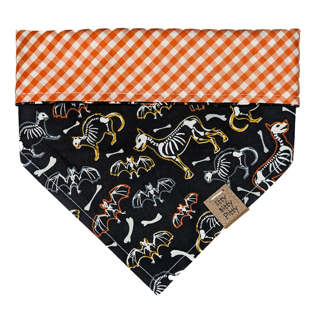 Skeletal Animals Pet Bandana