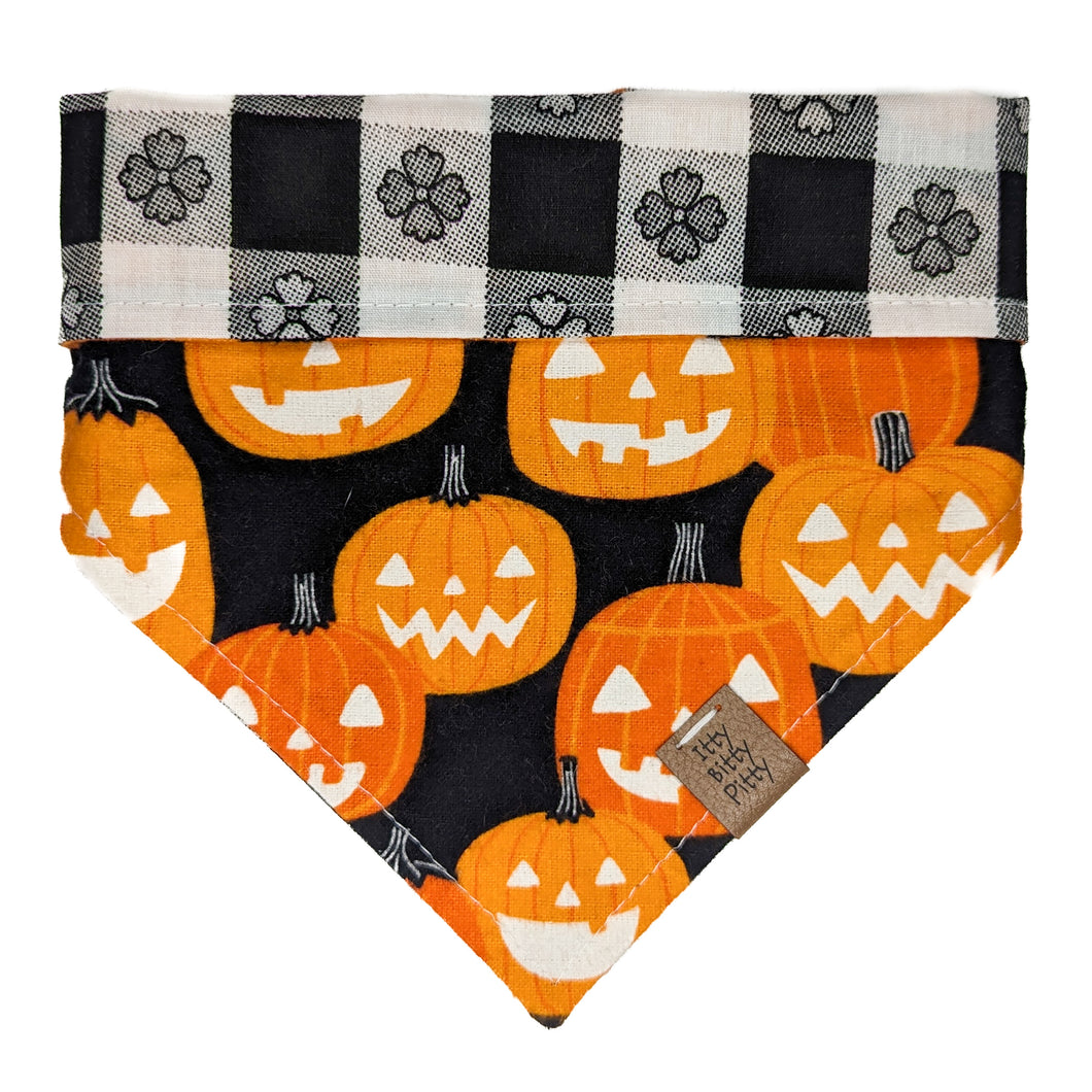 Jack-o-lantern Pet Bandana