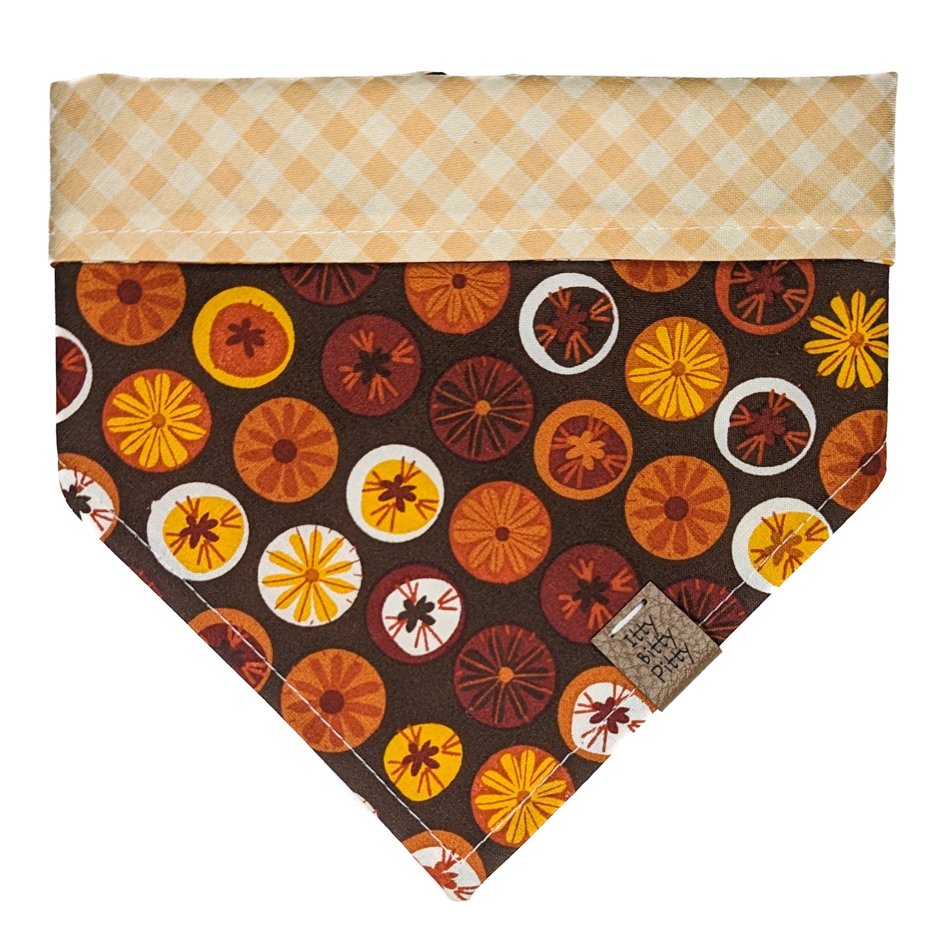 Autumn Circles Pet Bandana