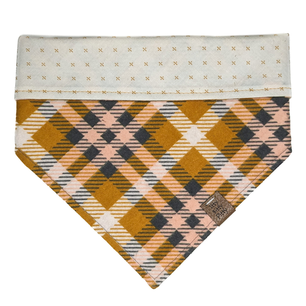 Harvest Plaid Pet Bandana