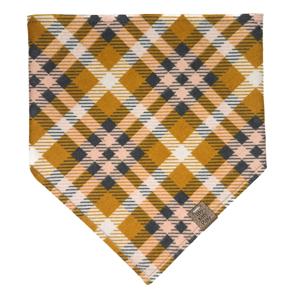Harvest Plaid Pet Bandana
