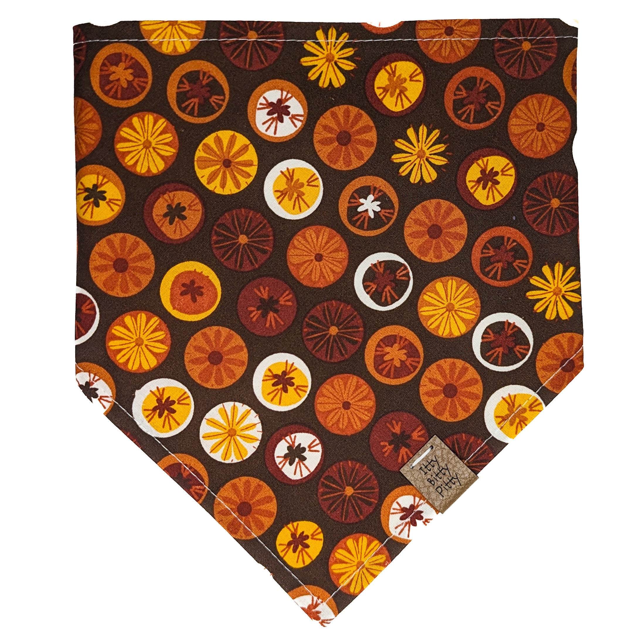 Autumn Circles Pet Bandana