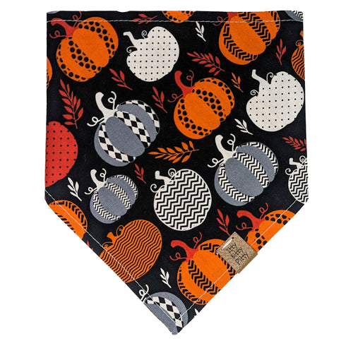 Abstract Pumpkin Pet Bandana