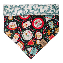Load image into Gallery viewer, Cookies for Santa Pet Bandana
