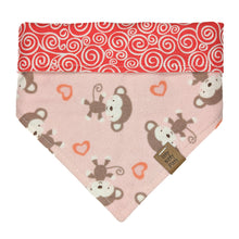 Load image into Gallery viewer, Ape-solutely in Love Pet Bandana
