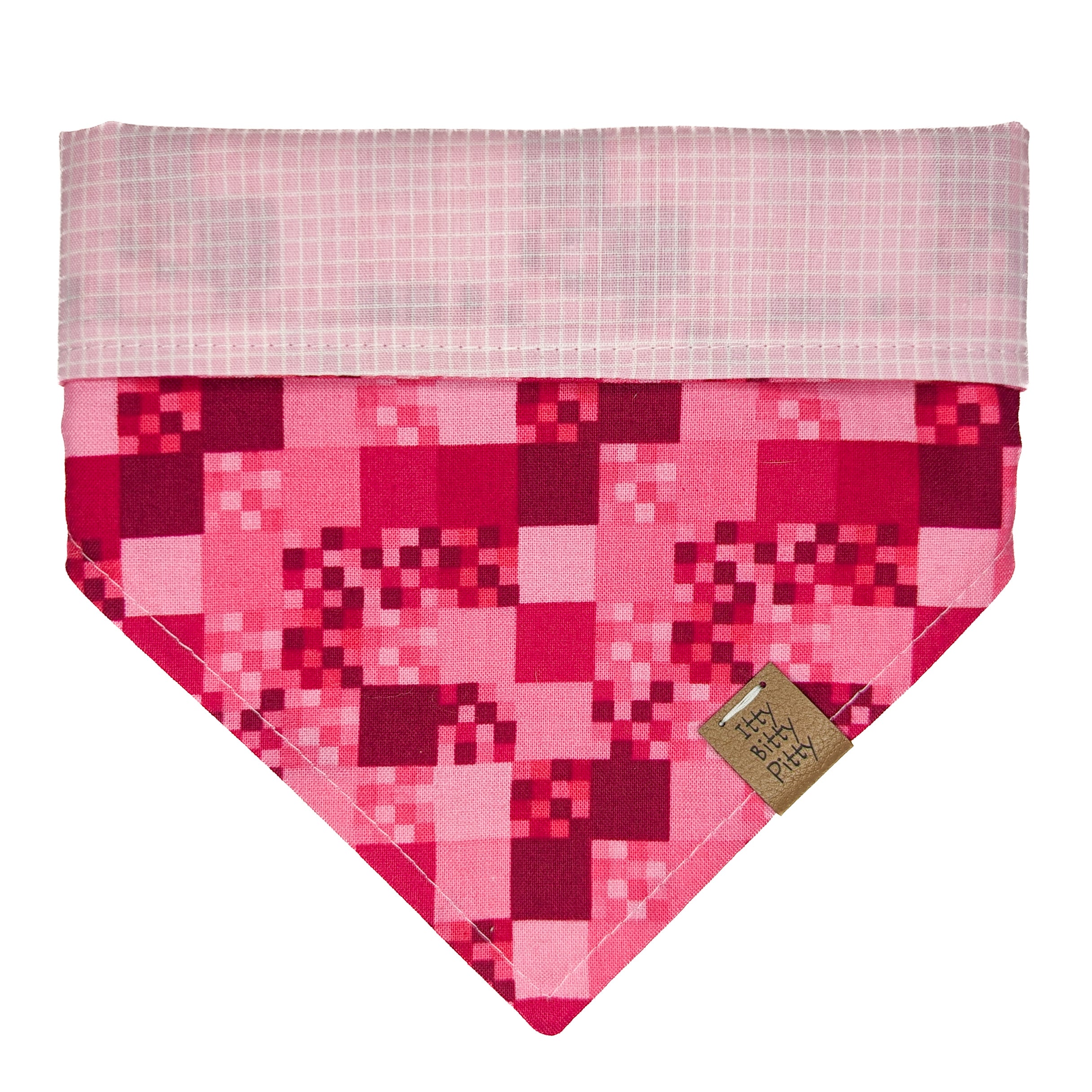Pink Pixel Pet Bandana