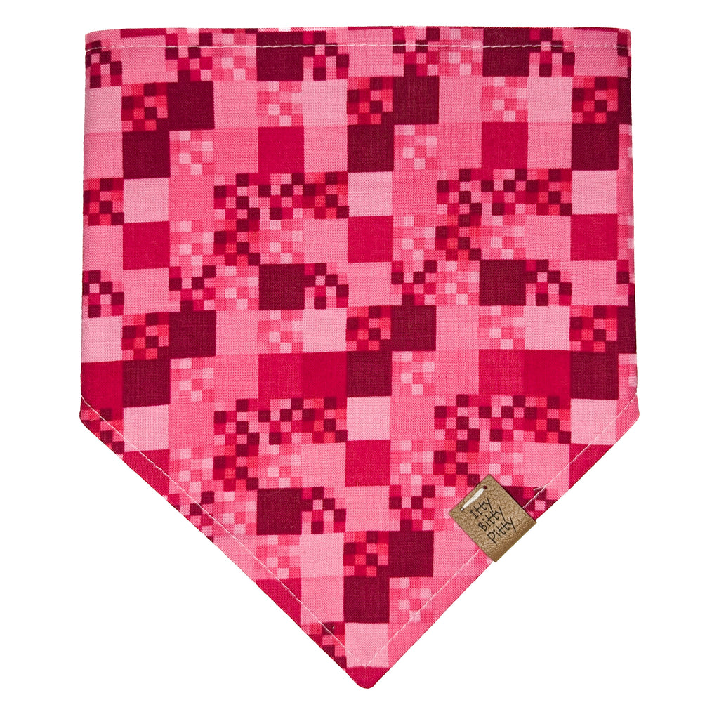 Pink Pixel Pet Bandana