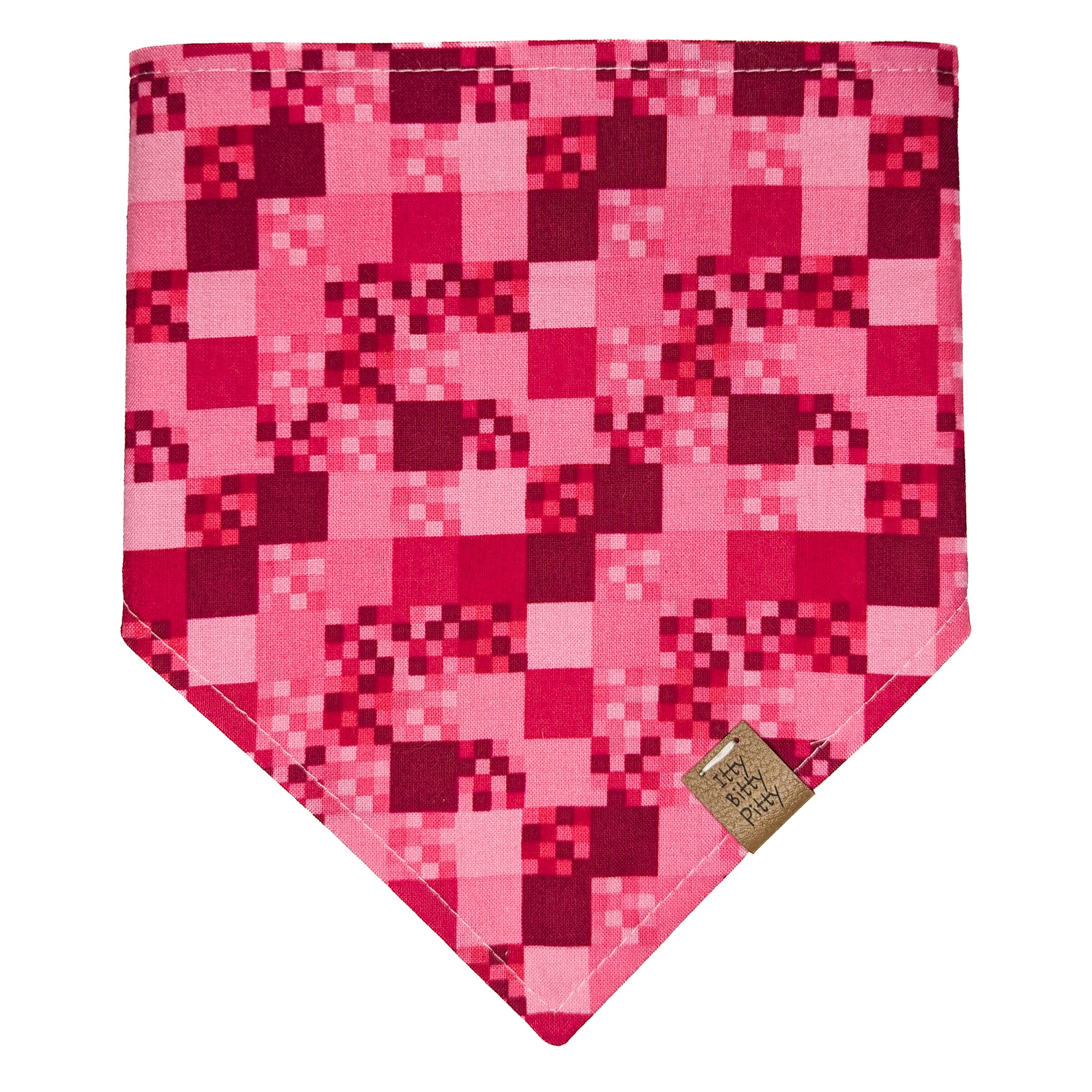 Pink Pixel Pet Bandana