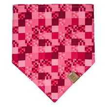 Load image into Gallery viewer, Pink Pixel Pet Bandana
