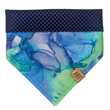 Load image into Gallery viewer, Watercolor Ocean Pet Bandana
