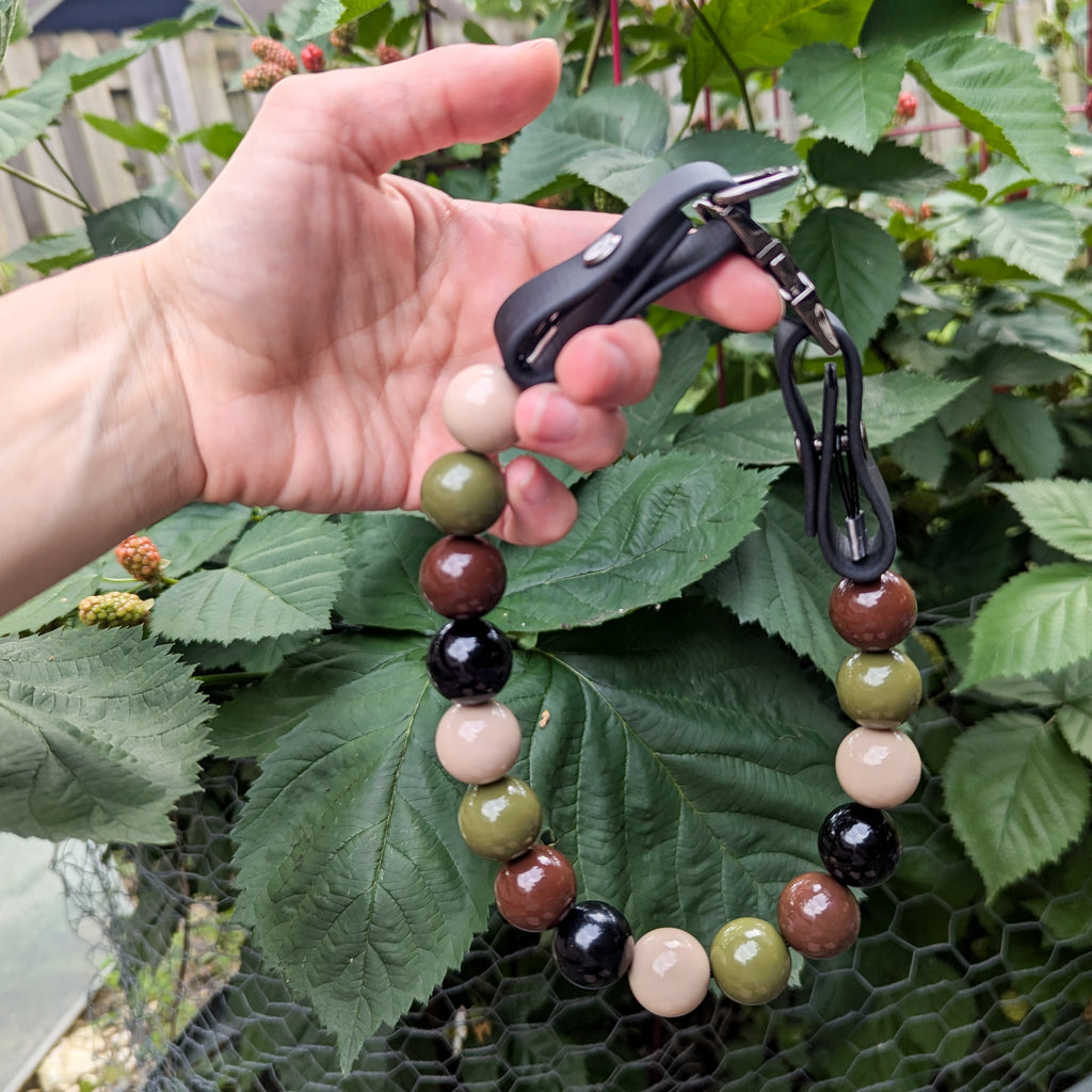 Camo Beaded Pet Collar