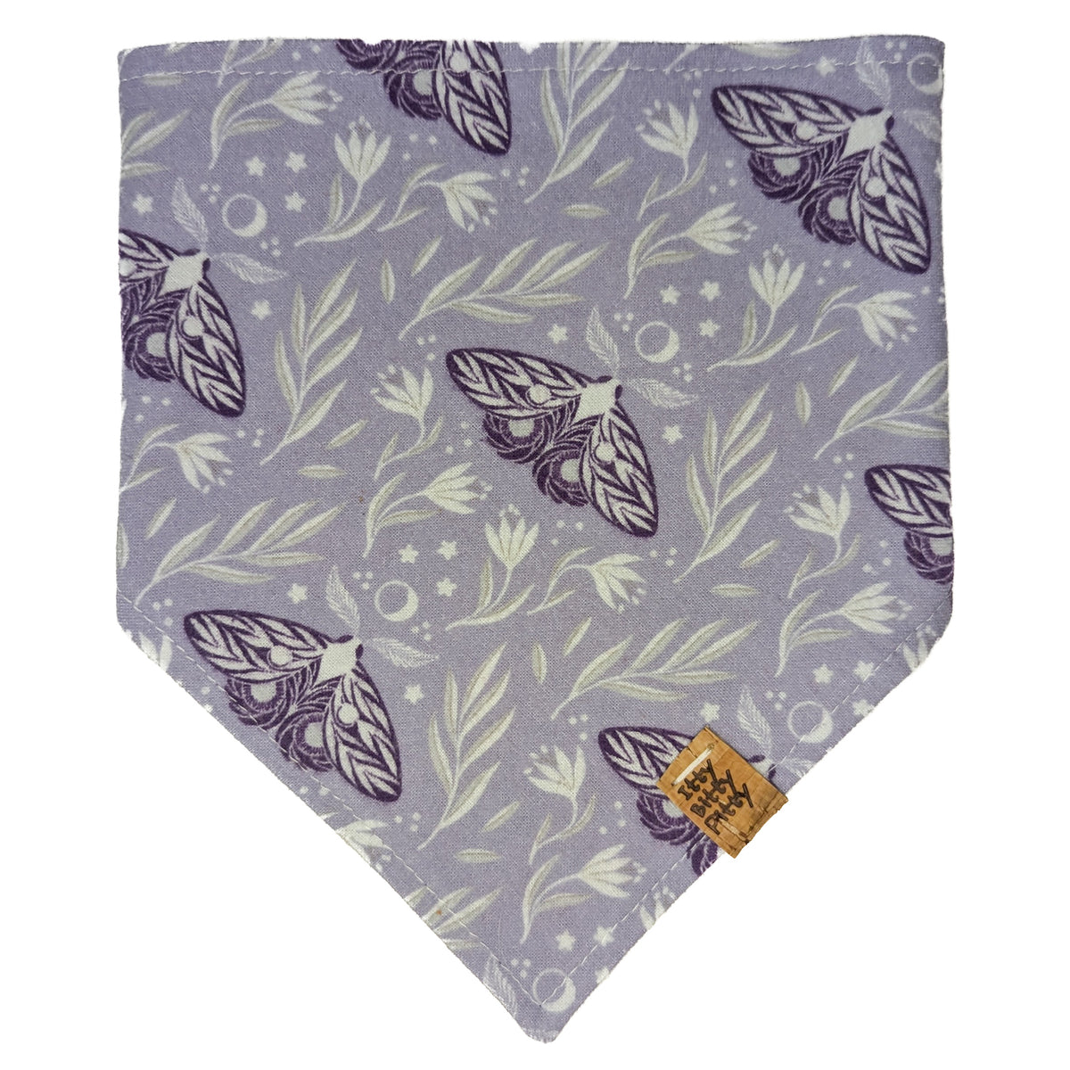 Lavender Moth Pet Bandana