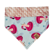 Load image into Gallery viewer, Llamacorn Flamingo Floaty Pet Bandana
