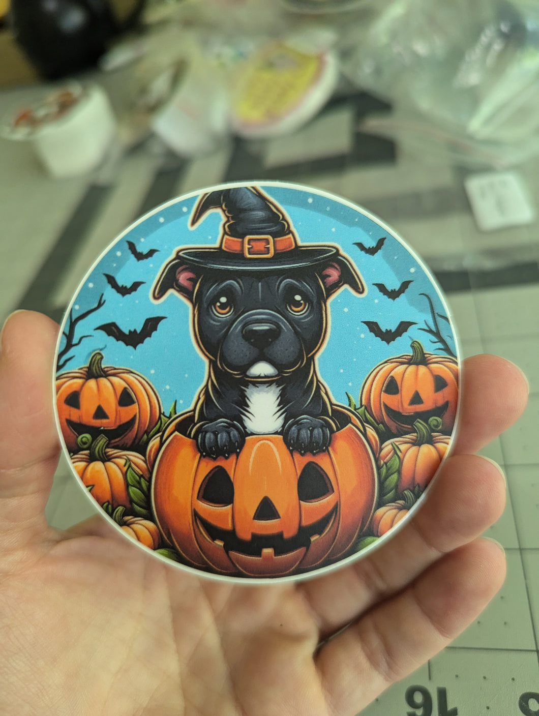 Pumpkin Pitty Sticker
