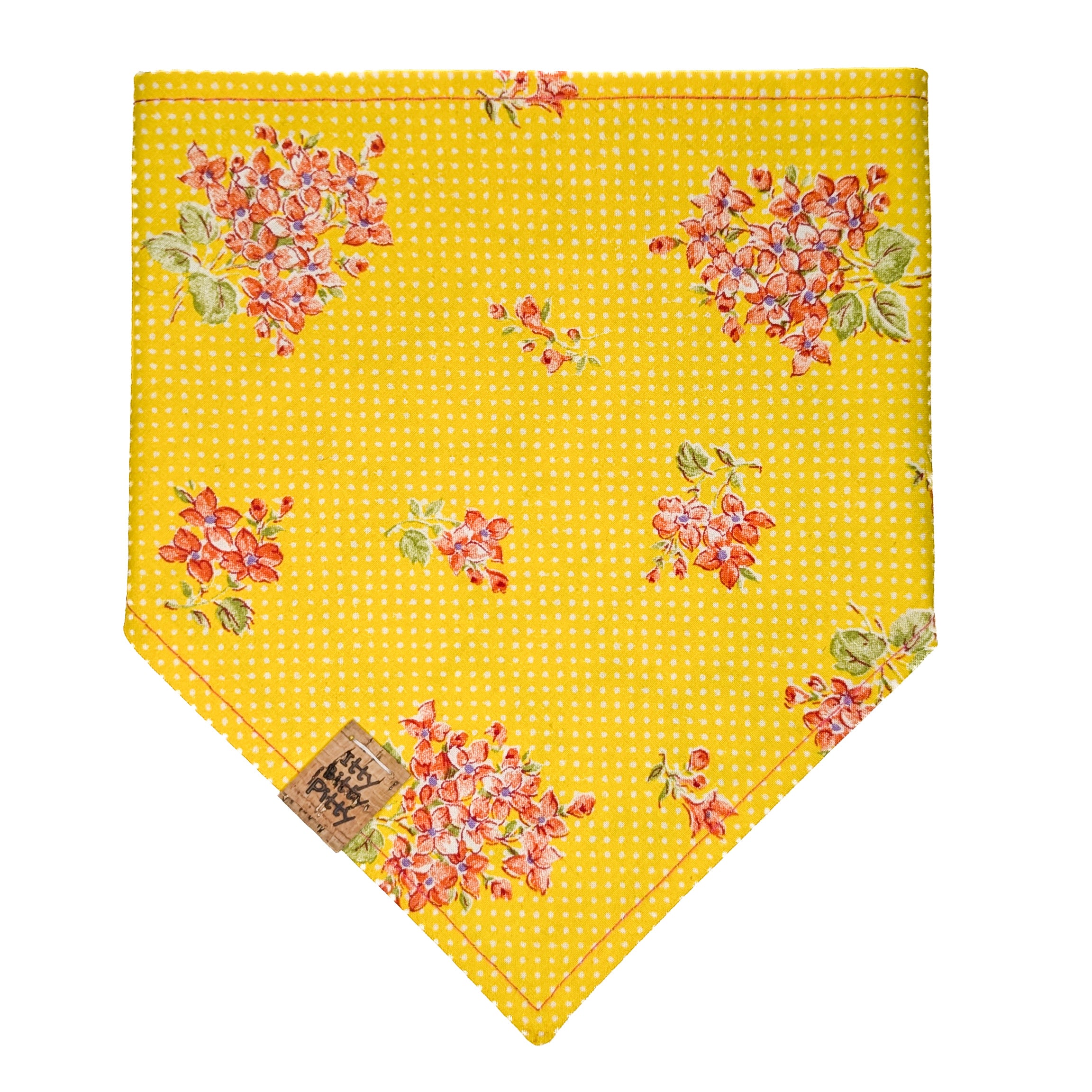 Green Daisies Pet Bandana