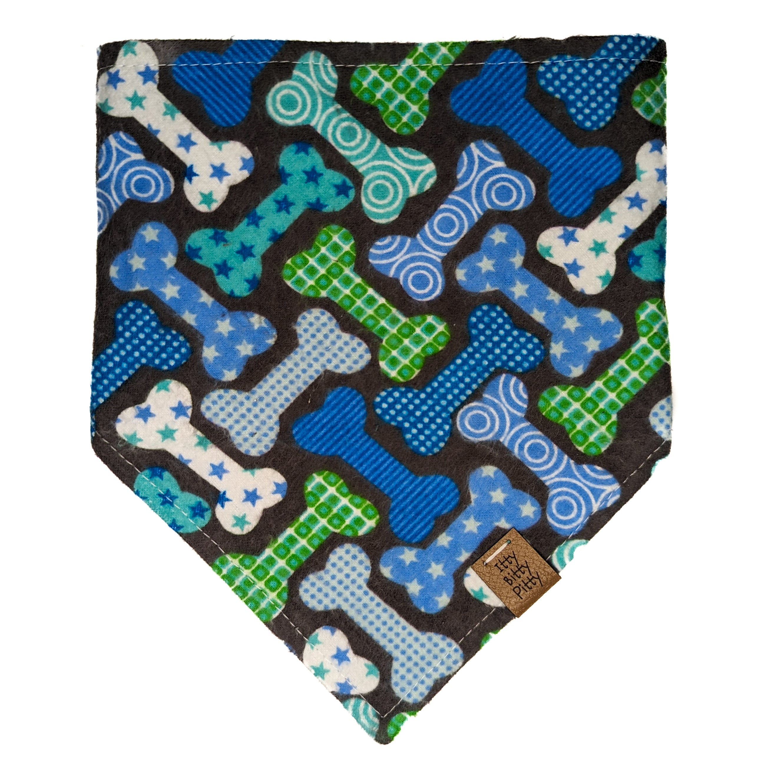 Blue Dog Bone Pet Bandana