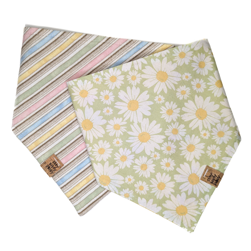 Green Daisies Pet Bandana