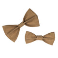 Tan Polka Dot Pet Bow Tie
