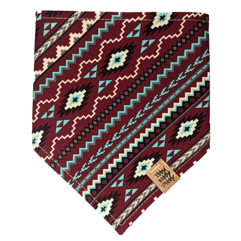 Red Aztec Pet Bandana