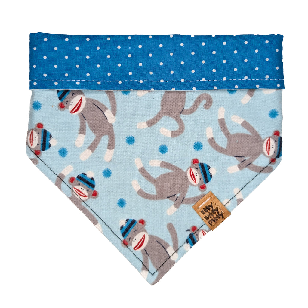Sock Monkey Pet Bandana