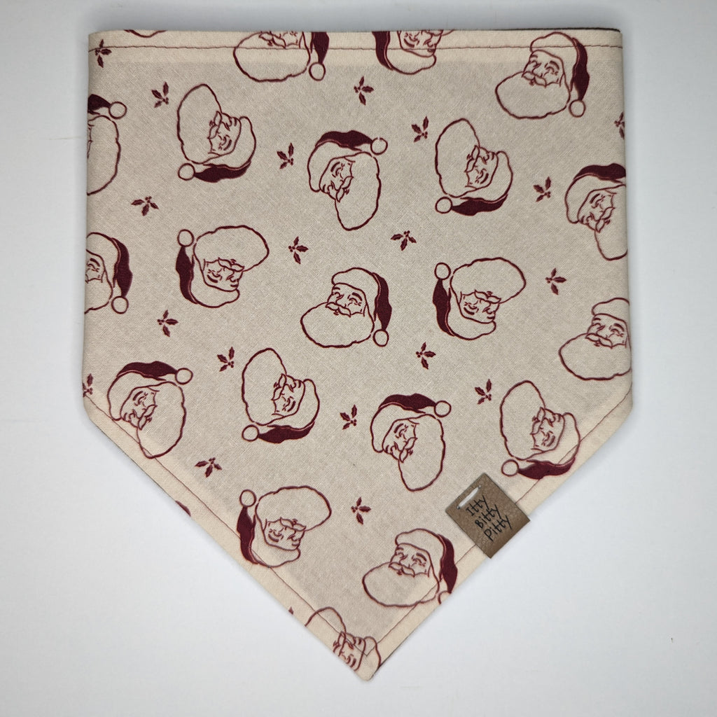 Santa Head Pet Bandana