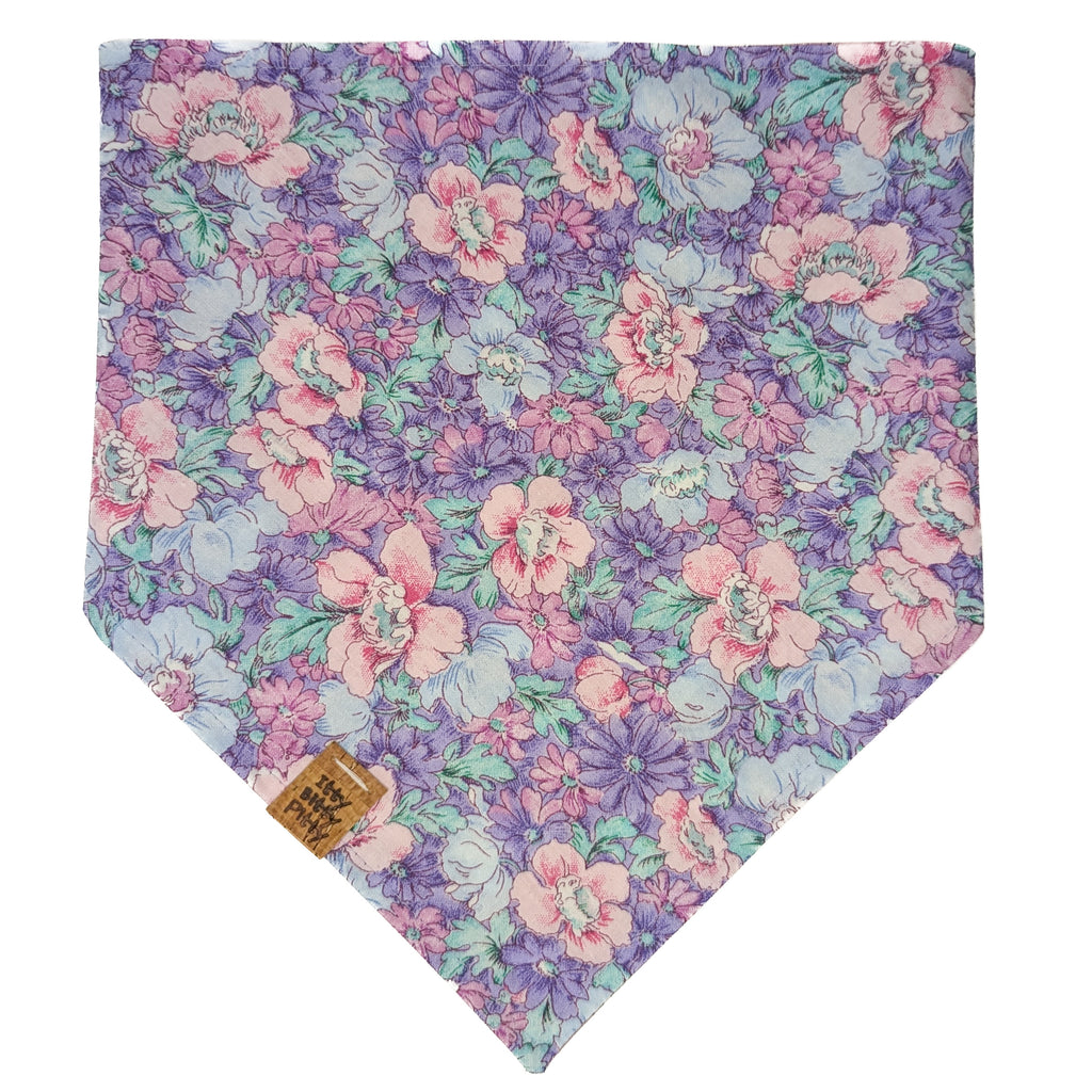 Little Pink Glow Ghosts Pet Bandana - GLOW IN THE DARK