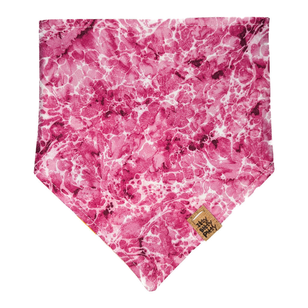 Pink Marble Pet Bandana