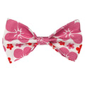 Pink Hibiscus Pet Bow Tie
