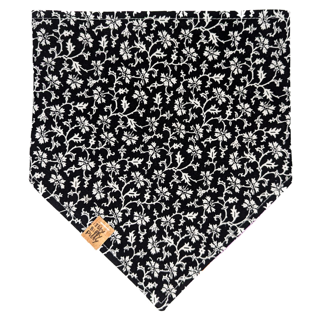 Purple and Orange Moths Pet Bandana
