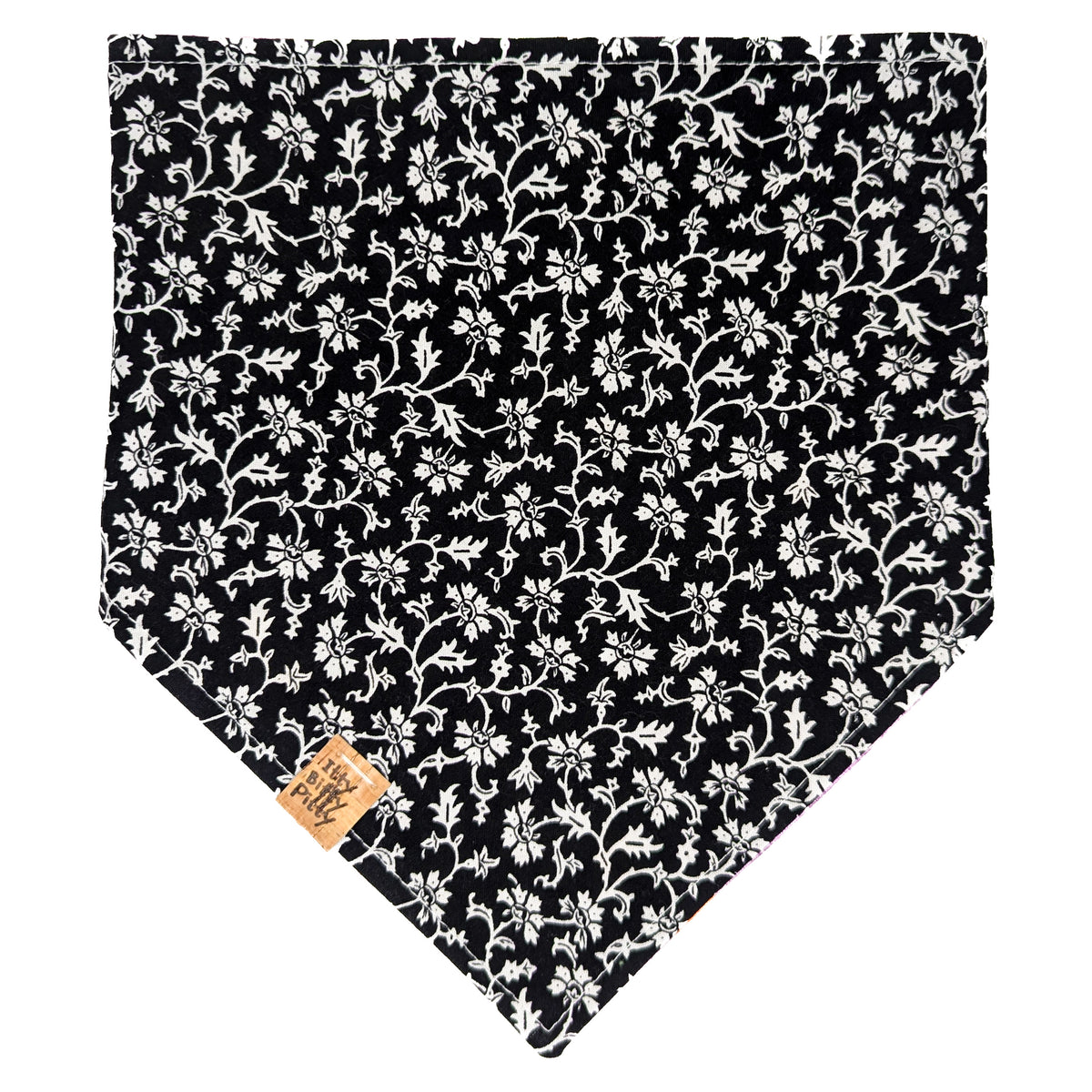 Purple and Orange Moths Pet Bandana