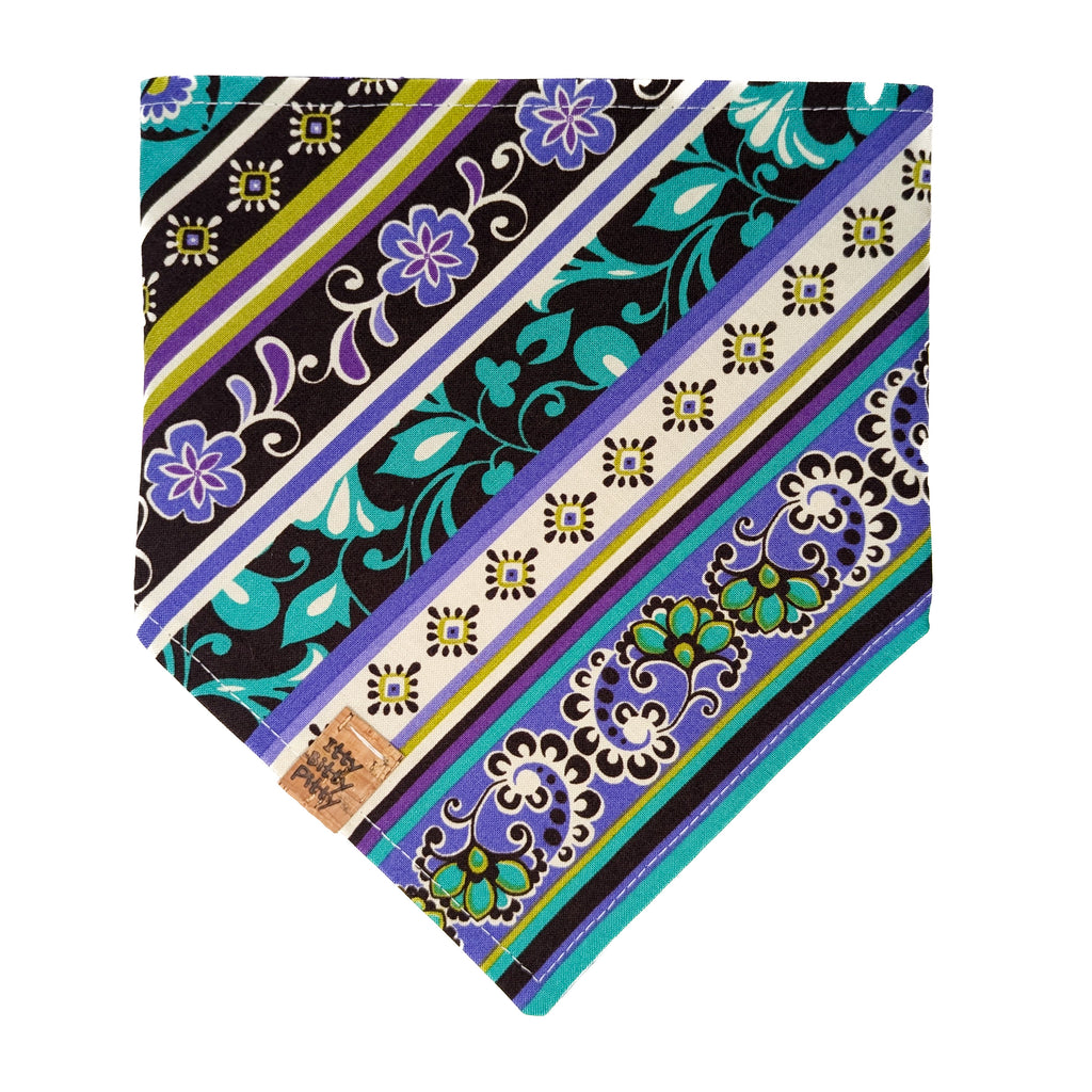 Purple Spiderweb Pet Bandana
