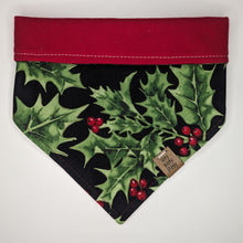 Load image into Gallery viewer, Boughs of Holly Pet Bandana
